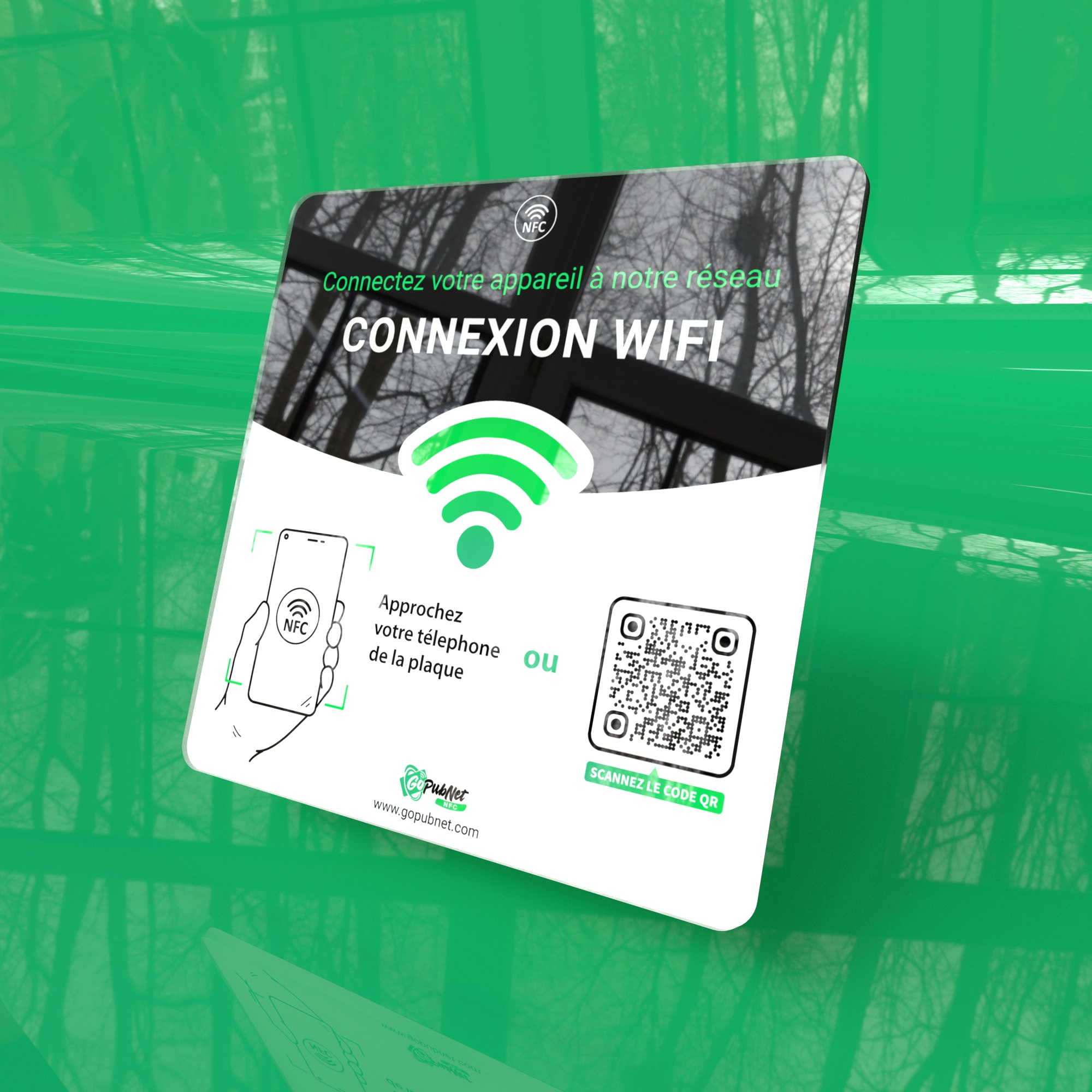 NFC WiFi Review Cards